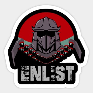 Enlist Today Sticker